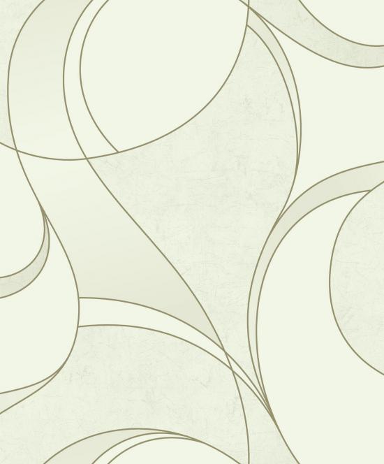Agrandir - PAPIER PEINT FLORMES ARRONDIES BLANC A57215