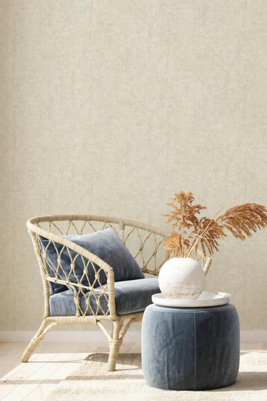 Uni beige foncé effet tissé 