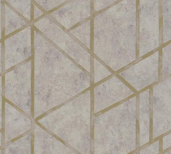 Agrandir - Papier peint triangle doré 36928-3_1
