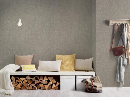 Uni taupe effet tissé