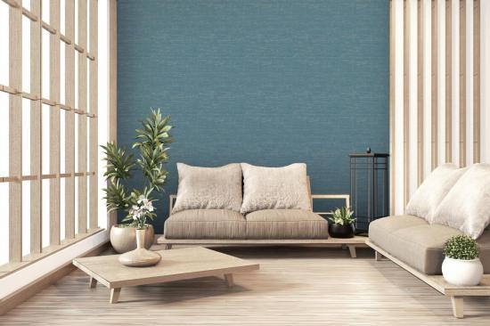 Uni bleu effet tissé