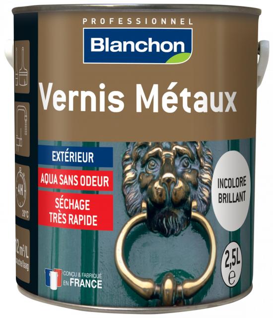 Vernis métaux – Incolore brillant – 2,5L